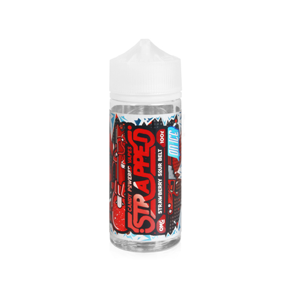 Strawberry Sour Belt On Ice E-Liquid by Strapped