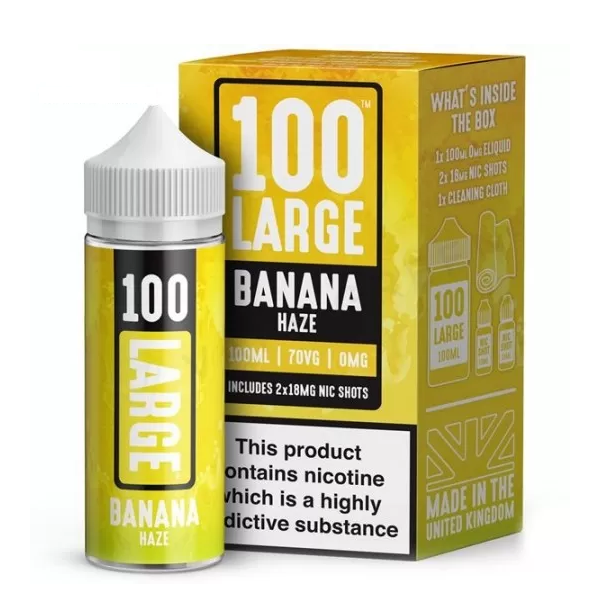 Banana Haze E-Liquid by 100 Large