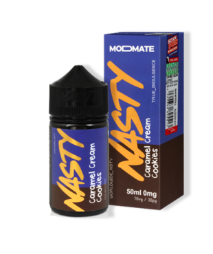 Caramel Cream Cookies Modmate Shortfill E-Liquid by Nasty 50ml