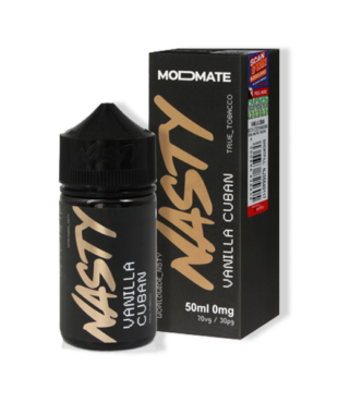 Vanilla Cuban Modmate Shortfill E-Liquid by Nasty 50ml