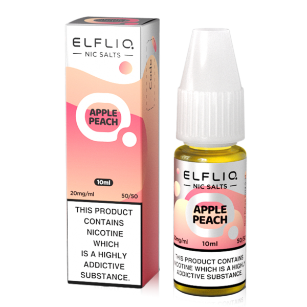 Apple Peach Nic Salt E-Liquid by Elfliq
