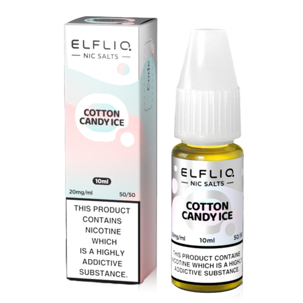 Cotton Candy Ice Nic Salt E-Liquid by Elfliq