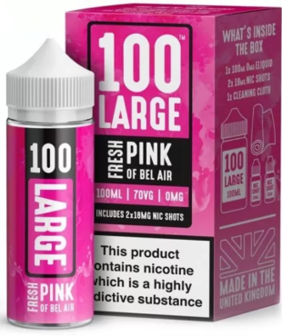 Fresh Pink Of Bel Air E-Liquid by 100 Large