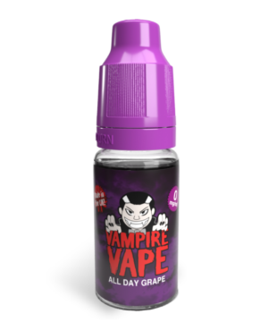 VAMPIRE VAPE E-LIQUID- ALL DAY GRAPE- 10ML