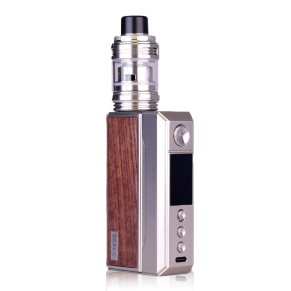 Drag 4 Kit By Voopoo gold walnut